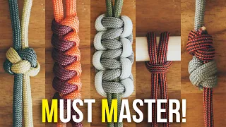 5 Knots Every Paracordist MUST MASTER | Beginner Knots You Need To Know!