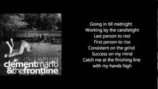 Champion - Clement Marfo and The Frontline - Lyrics
