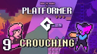 Crouch Mechanic in GameMaker! (How to Make a Platformer Part 9)