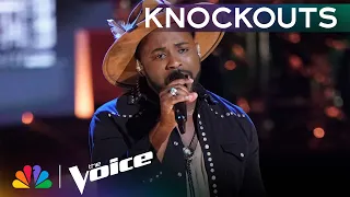 Tae Lewis Raises the Bar with His Performance of "Runnin' Outta Moonlight" | The Voice Knockouts