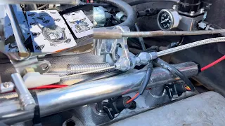 Transmission Kickdown Cable Conversion With Edelbrock Pro Flo 4