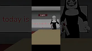 WEIRD STRICT DAD VS THE NUN #shorts #roblox