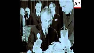 SYND 21/03/1970 SIGNING OF THE AGREEMENT BETWEEN RUSSIA AND CZECHOSLOVAKIA