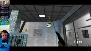 Bunker 1 - Secret Agent - 0:28 - GoldenEye 007 Speedrun on N64 Console