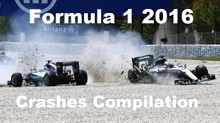 Formula 1 2016 Crashes Compilation