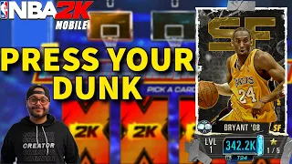 PRESS YOUR DUNK For ALTERNATE POSITIONS KOBE BRYANT | NBA 2K Mobile Pack Opening