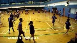 2014 WDBF Men Canada vs Malaysia Round Robin