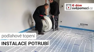 046# Instalace teplovodního podlahového vytápění | e4 dům svépomocí