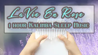 1 Hour Kalimba Music La Vie En Rose cover with kalimba tabs for sleep and calmness