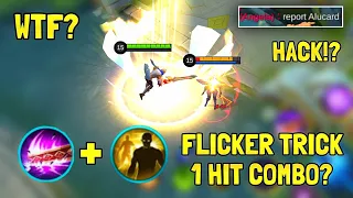 Only Alucard Users Can Do This 1 HIT Flicker Trick Combo -DRACULA | MLBB