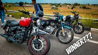 Royal enfield Classic 350 Vs. Hunter 350 Vs. Meteor 350 highway race || ASG Vlogs