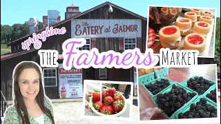 They don't make those...🤣 | Farmers Market Day and making Strawberries & Cream Shortcakes