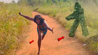 She will ALWAYS remember that FRIGHT for life! |Bushman Prank| Scaring People!