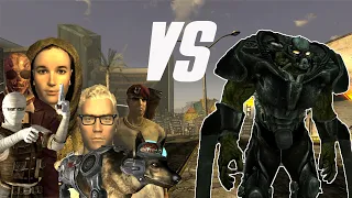 New Vegas Companions vs Frank Horrigan | Fallout NPC Battles