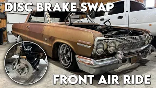 PATINA 1963 IMPALA GETS DISC BRAKES & FRONT AIR RIDE | EP. 2