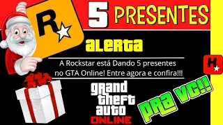 *URGENTE!* 5 Presentes da Rockstar pra Você (GTA V Online)