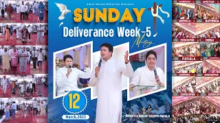 SUNDAY MEETING (12-03-2023) (DELIVERANCE WEEK-5) || ANKUR NARULA MINISTRIES