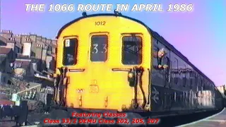 BR in the 1980s 1066 (Hastings - Tonbridge) Route in 1986