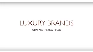 Luxury Brands and The New Exclusivity : Andre Taylor