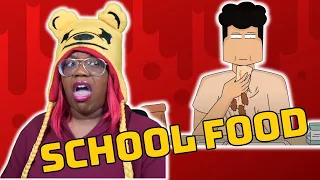 Public School Cafeteria Food | SagaTheYoungin | AyChristene Reacts