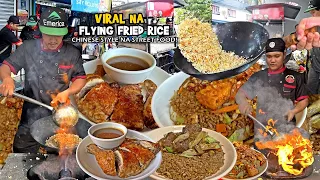 Viral na "FLYING FRIED RICE" na "UMAAPOY sa KALYE!" | Trending na Chinese Style Street Food!