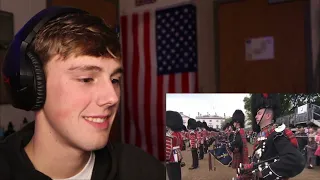 American Reacts to Trooping The Colour (Scots Guards)