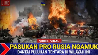 TEPAT MALAM INI‼️UKRAINA BANJIR D4R4H, DETIK² PASUKAN PEMBERONTAK PRO-RUSIA B4NTAI PASUKAN UKRAINA.!