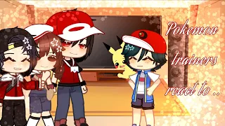 Pokemon trainers ( game protagonist ) react to Ash | Alola battle | Bonus reaction video |•Boii_XD•