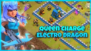 OP! Townhall 12 queen Charge Electro Dragon Attack Clash of clans ( Tamil ).