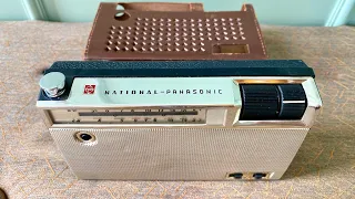Radio Cổ 1962 Cực Chất Kèm Bao Da National Panasonic T-801D (0916.95.05.95)