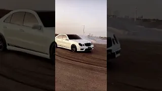 E55 AMG drifting in karachi