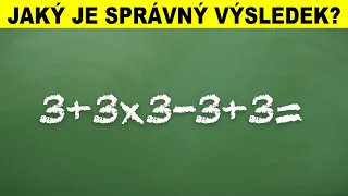 TOP 10 Matematické příklady, které zamotají i vašeho učitele