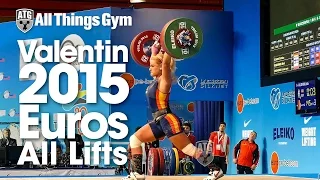 Lydia Valentin All Lifts 2015 European Weightlifting Championships