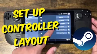 How To Set Up Steam Deck Controller Layout - 2022