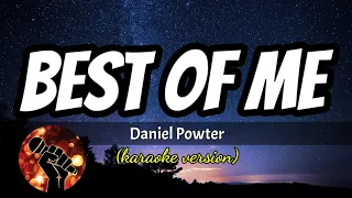 BEST OF ME - DANIEL POWTER (karaoke version)