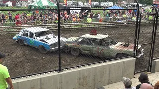 2021 Lewis County Fair Afternoon Demo Derby Heat 4 (Bonestock Fullsize)