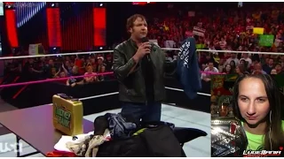 WWE Raw 9/29/14 Dean Ambrose Merchandise Give Away Live Commentary