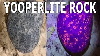 Glowing Rock (Yooperlite)  with a 60,000 PSI Waterjet