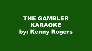 Kenny Rogers The Gambler Karaoke
