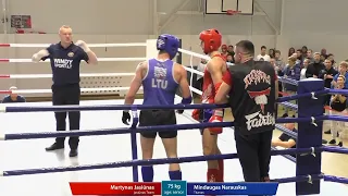 Martynas Jasiūnas vs Mindaugas Narauskas (Lietuvos muaythai čempionatas 2024)