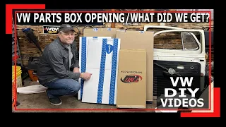 VW Beetle New Parts Box Opening - VW Restoration and DIY Channel - How To Beetle Videos - VW Bug -