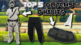 ✔TOP 5 GLITCHS D'HABITS (Jogger, Sac de Braquage...) GTA Online !