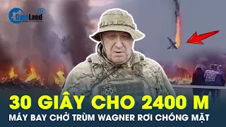 Máy bay chở trùm Wagner rơi hơn 2km trong chớp mắt | CafeLand