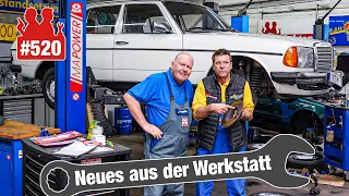 Lenkrad wackelt beim Bremsen im W123 💚 | Behindertengerechter Skoda - Heckklappen-Automatik kaputt!
