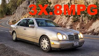 Mercedes Benz E300d W210 Highway Fuel Economy Test