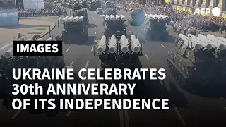 Ukraine celebrates 30th independence anniversary with military parade | AFP