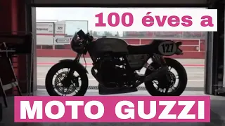 100 years of Moto Guzzi - Girls on the bike