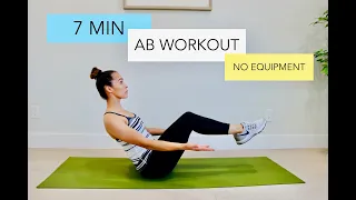 7 MIN AB WORKOUT | No Equipment Needed | Angelique Clark