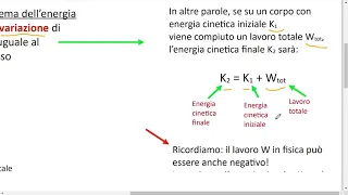 Il teorema dell'energia cinetica