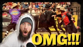 First Time Reacting to 10 Best Bull Fighter Saves